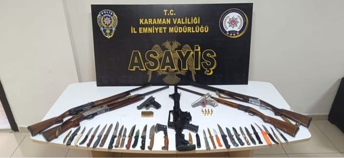 Karaman polisin asayiş uygulamaları devam ediyor: 11 tutuklama