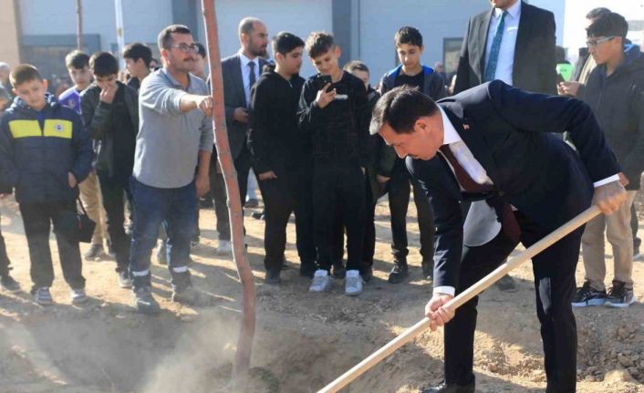 Karatay’da 10 bin 400 metrekarelik alanda fidan dikildi