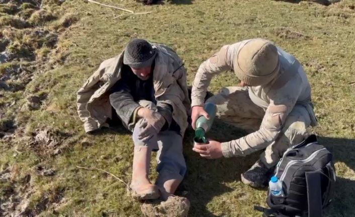 Kayıp çoban hastaneye sevk edildi