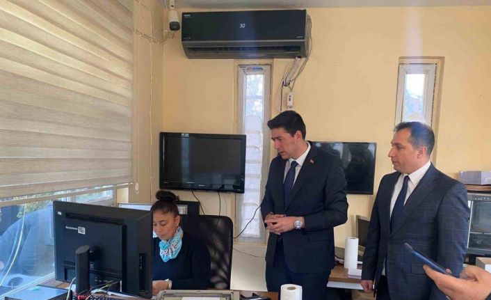 Kaymakam Erdoğan Gümrük Müdürlüğünü ziyaret etti