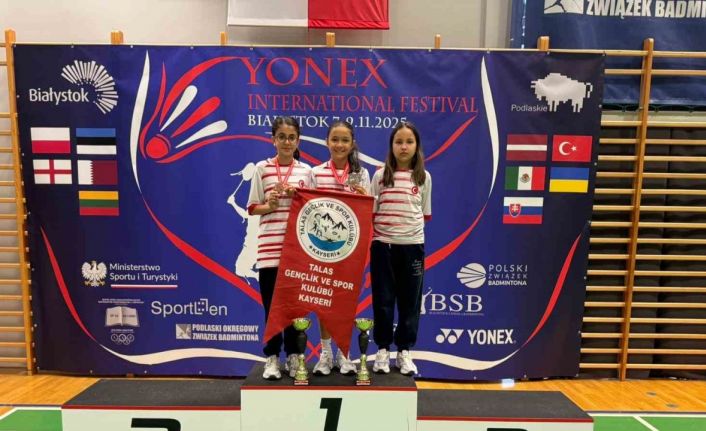 Kayserili sporculardan Polonya’da büyük başarı