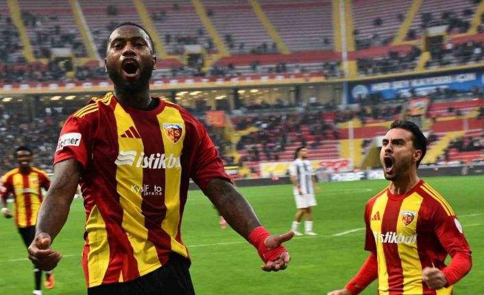Kayserispor ilk kez 1 maçta 3 gol attı