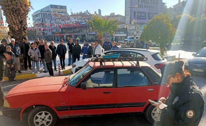 Kaza yapıp şoka giren yaşlı adam hastaneye kaldırıldı