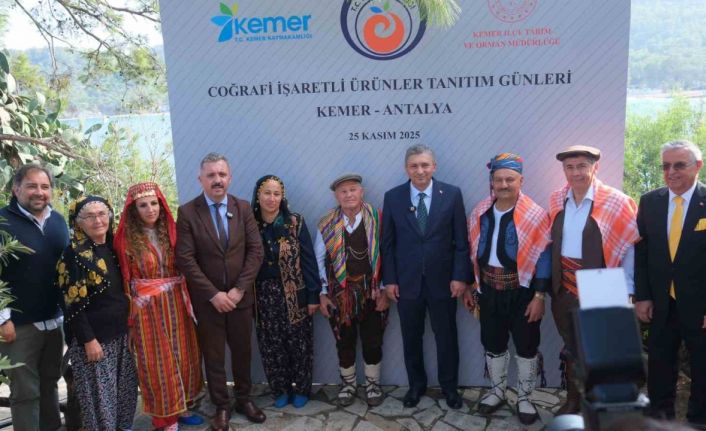 Kemer’de coğrafi işaret başvurusu yapılan ürünler tanıtıldı