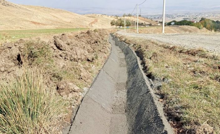 Kepenek köyü sulama tesisi tamamlandı