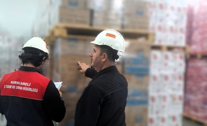 Kırklareli’nde ihracat yapan fabrikalara denetim