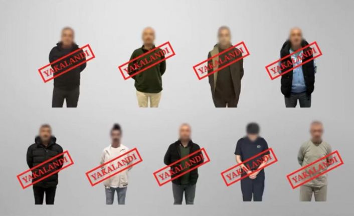 Kırmızı bültenle aranan 7 suçlu ve ulusal seviyede aranan 2 suçlu Türkiye’ye getirildi