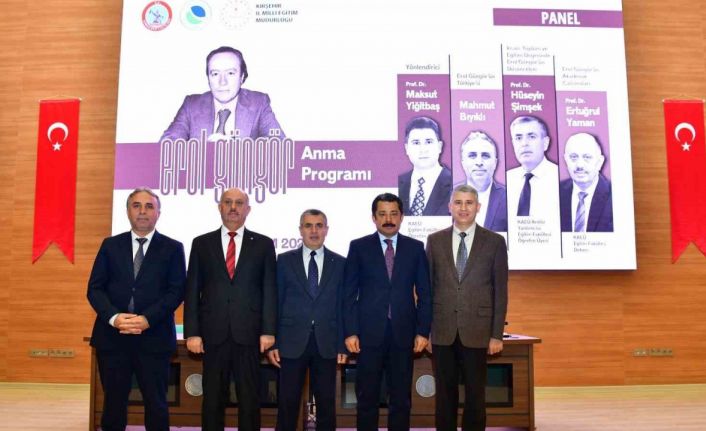 Kırşehirli Eğitimci-Yazar Prof. Dr. Erol Güngör anıldı