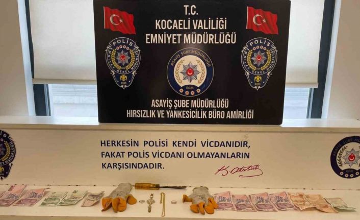 Kocaeli’de 140 bin liralık ziynet eşyası hırsızlığı çözüldü: Şüpheli tutuklandı