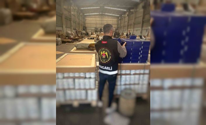 Kocaeli’de 15 milyon liralık sahte yedek parça ele geçirildi