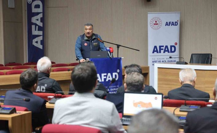 Konya’da İl Afet Risk Azaltma Planı Değerlendirme Toplantısı düzenlendi