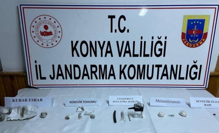 Konya’da jandarmadan uyuşturucu operasyonu: 1 tutuklama