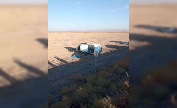 Konya’da otomobil takla attı: 6 yaralı