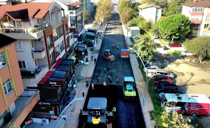 Körfez’de hafta sonu asfalt mesaisi