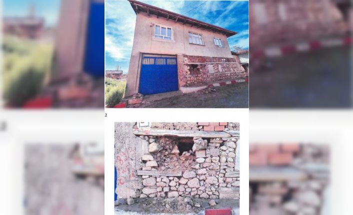 Köydeki bir evin temelindeki tarihi taşı yerinden söken muhtar tutuklandı