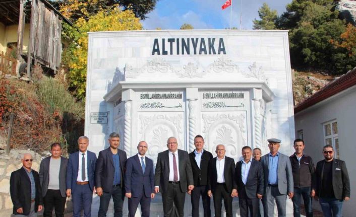 Kumluca’da hayırseverin yaptırdığı çeşme hizmete açıldı