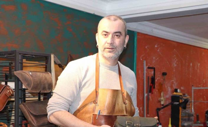 Kurumsal hayatı bırakıp huzuru, açtığı deri atölyesinde buldu