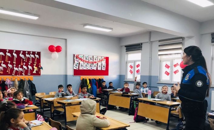 Kütahya İl Emniyet Müdürlüğü’nden öğrencilere güvenlik eğitimi