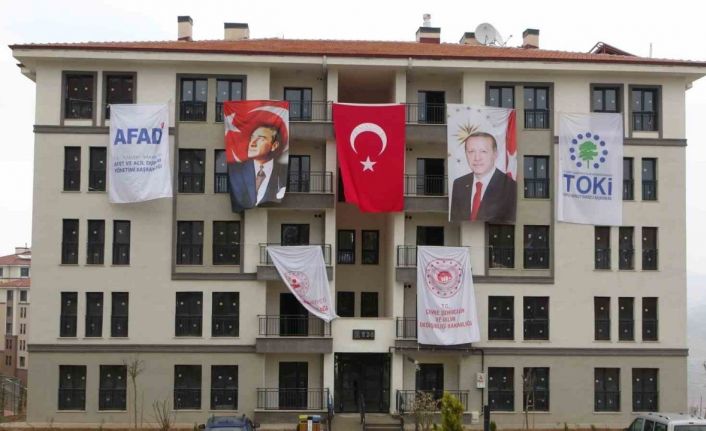 Malatya’da deprem konutlarının anahtar teslimi sürüyor