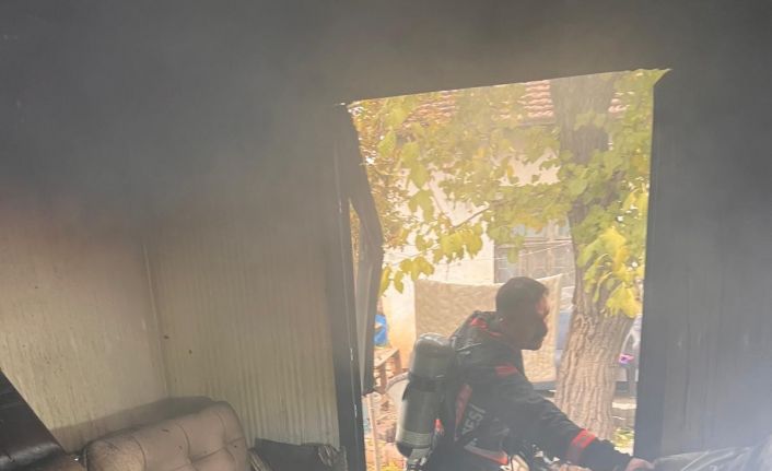 Malatya’da konteyner yangını