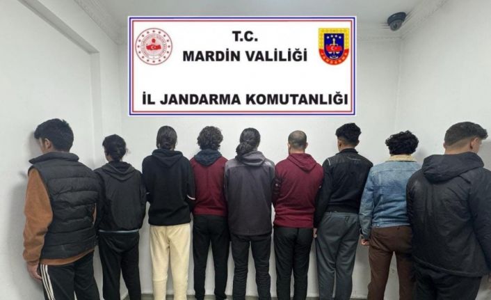 Mardin’de 9 düzensiz göçmen yakalandı