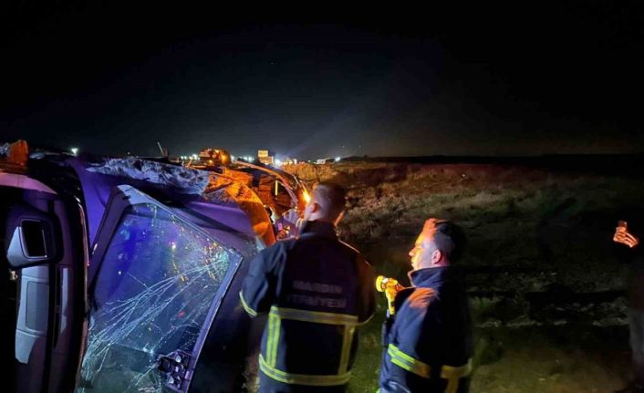 Mardin’de cip şarampole devrildi: 4 yaralı