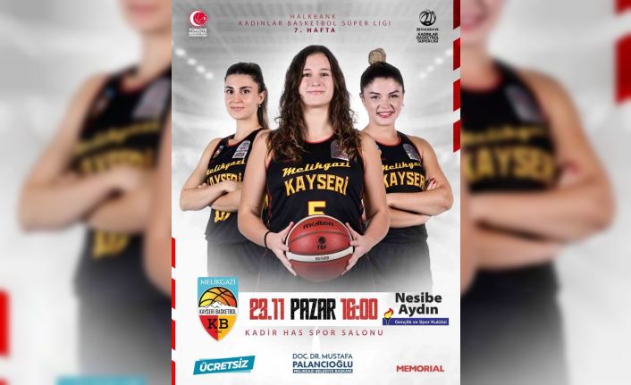 Melikgazi Basketbol taraftarı maçı ücretsiz izleyecek