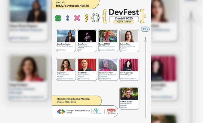 Merkezefendi Belediyesi teknoloji tutkunlarını "DEVFEST Denizli 2025’’de buluşturacak