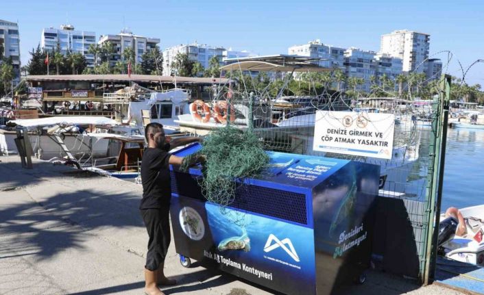 Mersin’de balıkçı ağları geri dönüşüme kazandırılıyor