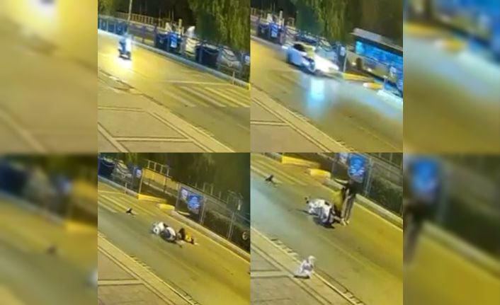 Mersin’de motosiklet kazasında köpeğin sadakati duygulandırdı