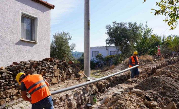 Milas’ta 40 yıllık içme suyu hattı yenileniyor