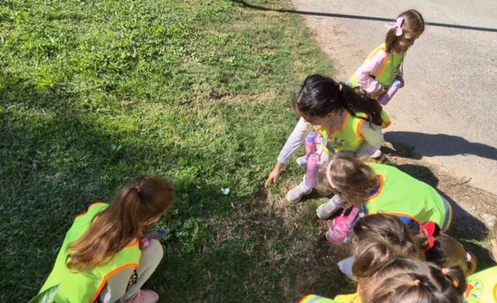 Minik doğa kaşifleri Kepez’de işbaşında