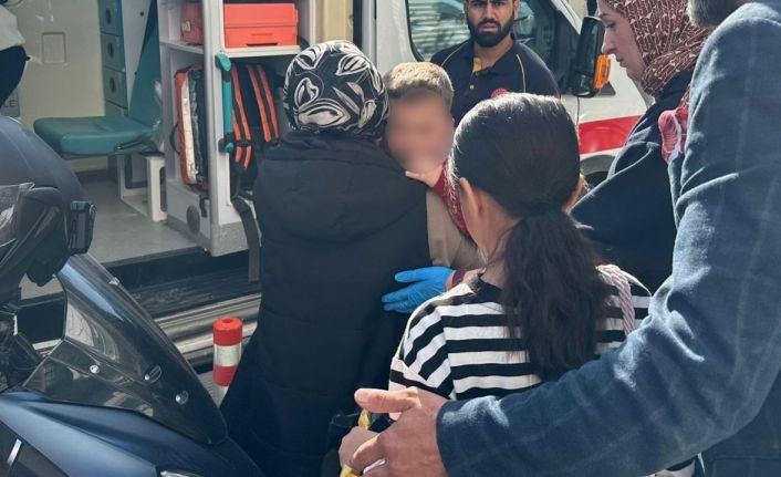 Motosikletin çarptığı çocuk yaralandı