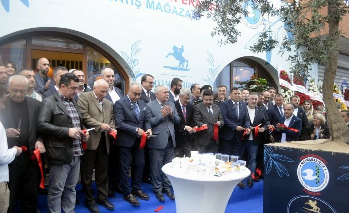Mudanya Zeytin Kooperatifi satış mağazasını açtı