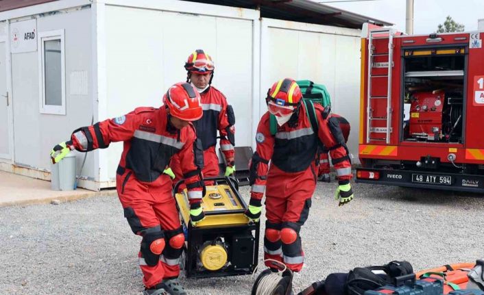 Muğla Büyükşehir İtfaiyesi afetlere hazırlıkta bir adım daha attı