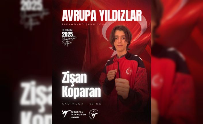 Muğla’nın taekwondocu Koparan Avrupa’da yarışacak
