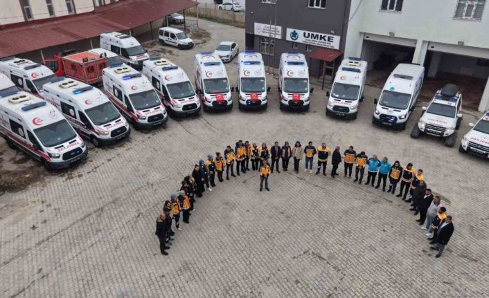 Muş’ta 112 ekipleri zorlu kış şartlarına hazır