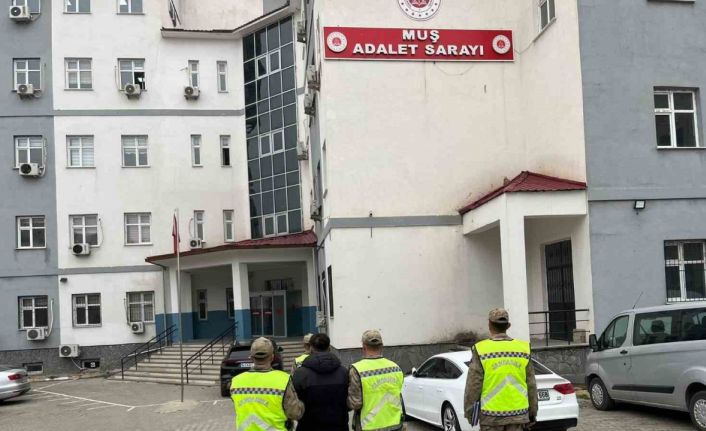 Muş’ta aranan hükümlü jandarmanın devriyesine takıldı