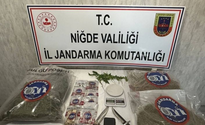 Niğde’de 2 kilo 251 gram uyuşturucu ele geçirildi
