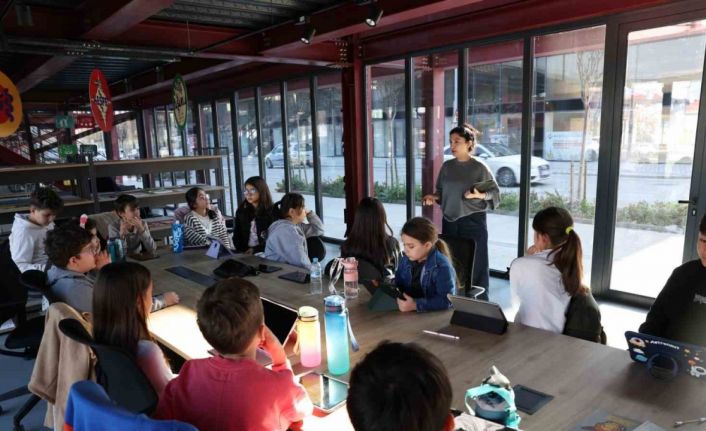 Nilüfer’de çocuklar animasyonun temellerini öğrendi