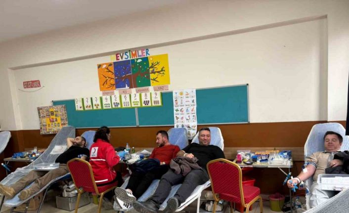 Okulda kan bağışı kampanyası