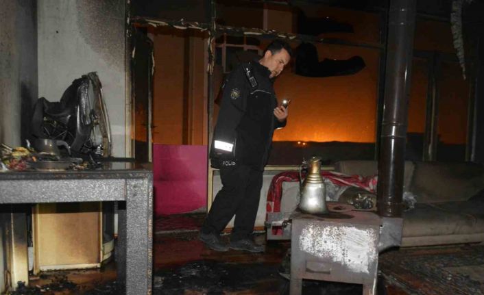 Ordu’da sobadan çıkan yangında anne ve oğlu yaralandı