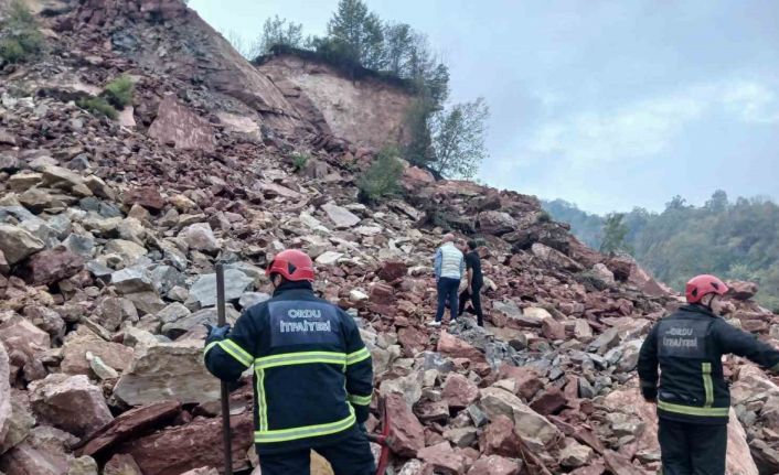 Ordu’da taş ocağında göçük: 2 kişi enkaz altında kaldı
