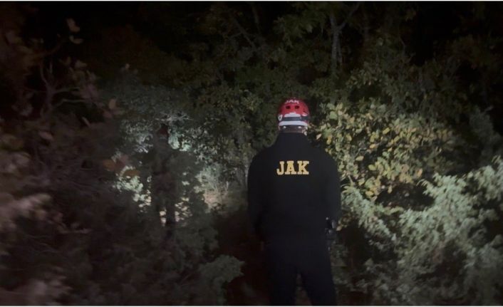 Ormanda kaybolan şahıs İHA destekli arama sonucu sağ olarak bulundu