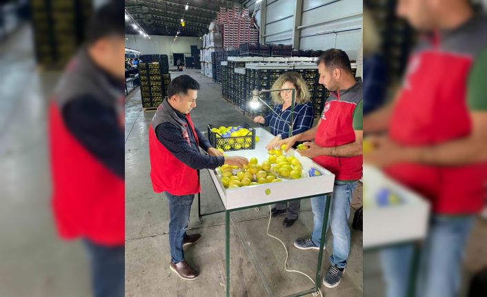 Ortaca’da ihracata giden ürünlere onay