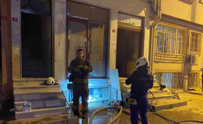 Ortaköy’de korkutan yangın