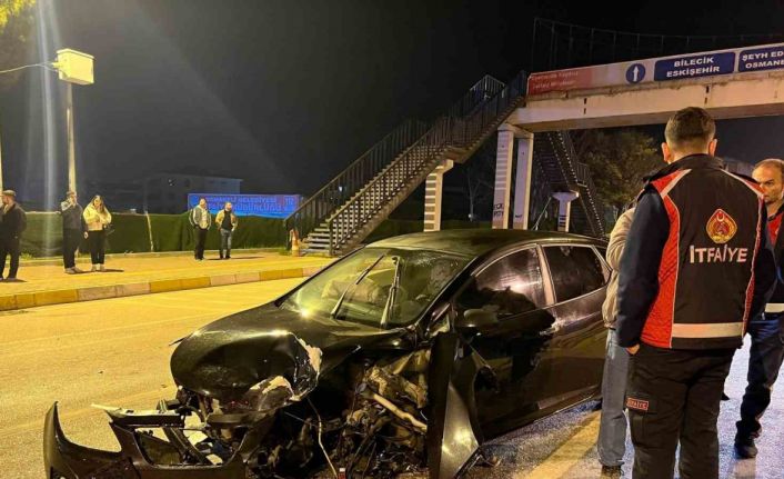 Osmaneli’nde trafik kazası: 1 yaralı