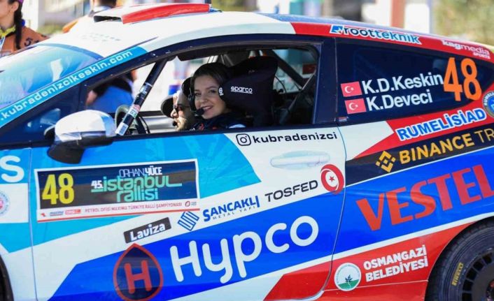 Osmangazi’nin gururu İstanbul Rallisi’nde podyuma çıktı