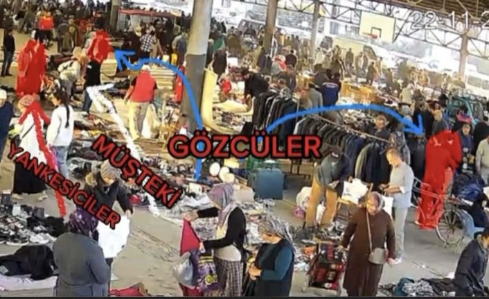 Osmaniye’de pazarda yankesicilik yapan 5 şüpheli, gizli bölmeli araçla yakalandı