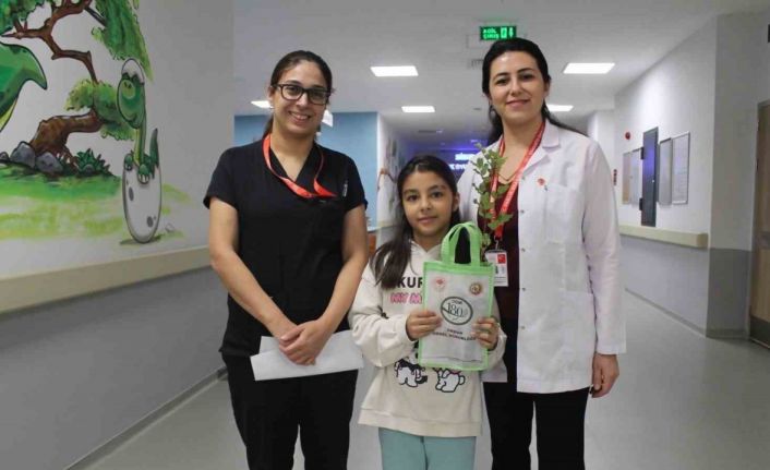 Osmaniye’de tedavi gören çocuklara "Her Çocuk Bir Fidandır" etkinliği